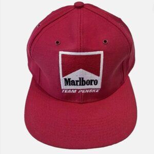 Team Penske Vintage Marlboro Branded Indy Car Hat. Clean Never Worn. 1990’s